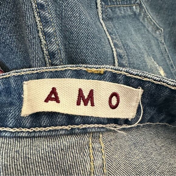 Amo Babe Dive Bar Destroyed High Rise Jeans Size 26 - Picture 8 of 9